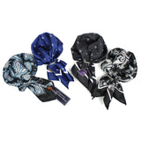 Peluche Paisley Black & Blue 13 Pcs Uber Luxury Gift Box (2 Neckties, 2 Tiepins, 2 Brooches, 1 Lapel Pin, 4 Pocket Squares, 1 Pair of Cufflinks, 1 Pair of Collar Stays)