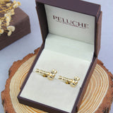 Peluche The Golden Gavel Golden Cufflinks for Men