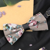 Peluche The Floral Affair Brown Bow Tie For Men