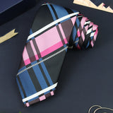 Peluche Wide Checkered Necktie For Men