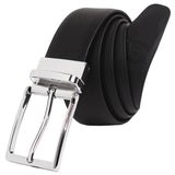 Peluche Dual Hue Black & Brown Genuine Honey Leather Reversible Belt For Men (Waist Size: 28)