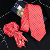 Neck Tie and Pocket Square Set for Men