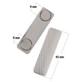 Kavove  Silver Double Magnet Badge Holder (45x13mm)